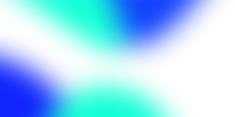 Canvas Print - abstract element with glowing blue gradient with noise texture