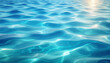 © vickryab - Serene blue water surface reflecting sunlight, vector illustration for calming background and digital design resource