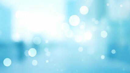 Blurred blue gradient with bokeh