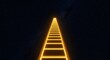 ©  Creative Vault - A glowing ladder extending into stars, symbol of infinite ambition.