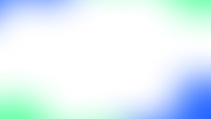 Canvas Print - abstract element with blurred glowing pastel blue and green gradient