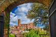 The old town of Sutri, a beautiful medieval city near Rome, along the famous pilgrim route knows as 'Via Francigena'