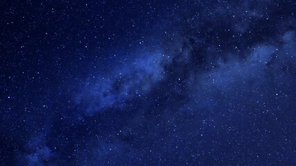 Wall Mural - Milky Way star-trails and dark skies. Time-lapse video.
