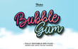 © Axelzonecreative - bubble gum text effect editable eps cc file