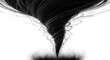 © happy - Monochromatic illustration of a swirling vortex, showcasing abstract swirling lines and ominous