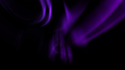 Wall Mural - Aurora Celestial Showcase Purple Loop Animation