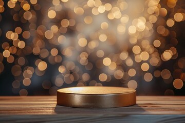 Wall Mural - bokeh backgrounds illuminated celebration decoration.