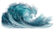 © idharmaian - Powerful ocean wave, turquoise blue