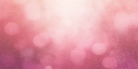 A pink and blue abstract background with soft, glowing bokeh lights and a festive, glittery texture
