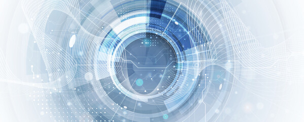 Modern technology and business abstract background for technical or science presentation