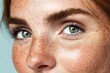 © tao - The close-up shot features a woman with smooth skin, styled in the manner of fashion beauty photography and skincare magazine covers, fitting the theme of beauty and skincare.