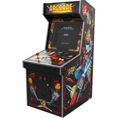 Retro Arcade Cabinet Galaxian Game Machine  Classic Gaming Nostalgia on transparent background
