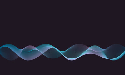 Wall Mural -  abstract wave, for package design, website, flyer.	