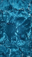 Wall Mural - Water Flowing Patterns Fx Texture Vertical Animation Loop/ Animation of an abstract water fx flowing texture background with slow motion liquid patterns streaming seamless looping