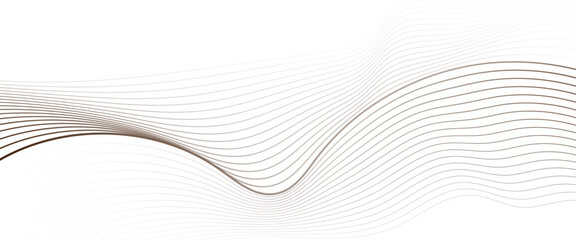 Wall Mural - vector abstract line wave curve lines composition