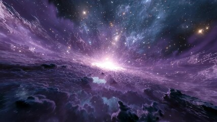 Wall Mural - discovering the mysteries of space travel through vibrant abstract art that captures the essence of 