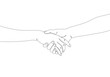 © FRIDA STORE - Two hands are shown interlaced in a handshake or holding hands in a simple sketch