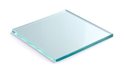 Square sheet of clear glass