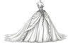 © Darish - Elegant ballgown illustration for wedding designs