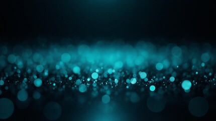 glowing blue bokeh lights reflecting in the dark atmospheric water droplets | background, mood, aesthetic, design, overlay theme