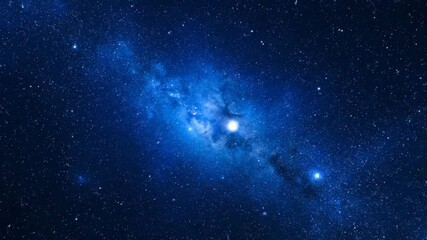 Wall Mural - stunning deep space cosmos with bright stars and vibrant galaxy