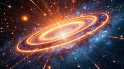 Wall Mural - Cosmic Planet Art Image
