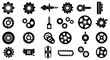 © AL-AMIN - various mechanical gears and components illustrated in black and white