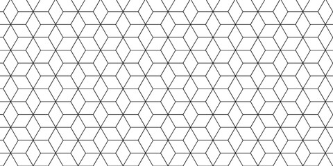 Wall Mural - vector grid line box and metal cube creative geometric fabric abstract tiles gradient web tech conne