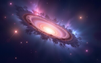 high definition star field, colorful night sky space. nebula and galaxies in space. astronomy concep