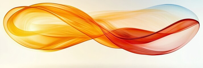 Wall Mural - Abstract Futuristic Waves with Colorful Flowing Lines and Vibrant Stream of Soft Color Transitions