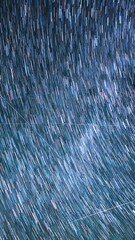 Wall Mural - Vertical Shot Star Trails of Milky Way Galaxy Summer in Northwest Sky Astrophotography Time Lapse