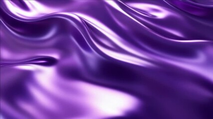 Wall Mural - An abstract  of a purple waveform with swirling patterns, perfect for backgrounds or as a part of modern digital design.