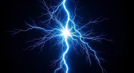 Abstract lightning bolt