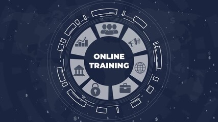 Competence Skill Personal development Business concept on virtual screen.
