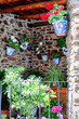Typical street of an Andalusian village Bubion.