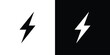 © basit - Thunder bolt icons. glyph vector icon. Vector illustration eps 10