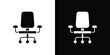 © basit - Office chair icons. glyph vector icon. Vector illustration eps 10