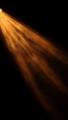 Wall Mural - golden light beams cascading through the darkness, illuminating the void with a dramatic glow effect