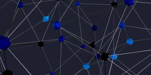 Modern abstract background with connected nodes. Ideal for technology, network, and connectivity concepts.