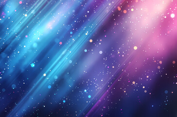 Wall Mural - Abstract Colorful Cosmic Background