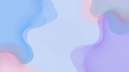Wall Mural - A soft seamlessly looping video displays pastel light leaks slowly fading and blending across a gentle, dreamy abstract background, perfect for calm visuals smooth, leaks, color