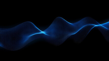 Wall Mural - Abstract Digital Waveform Design