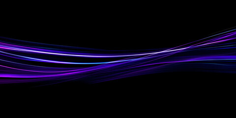 Wall Mural - abstract purple light streaks