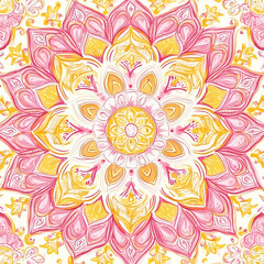 Wall Mural - Vibrant Mandala Design Pattern