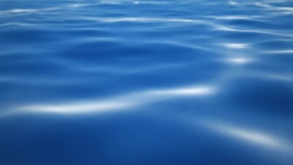 Wall Mural - A serene ocean-like surface shimmers with an ethereal glowing flash, gently rippling in a seamlessly looping abstract water effect colorful, calm, texture