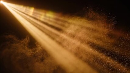 Wall Mural - Abstract Prismatic Light Beams Split and Recombine into Warm Hues in a Seamlessly Looping Ethereal Background background, dynamic, light