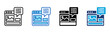 © kliwir art - Alt Text icon Multi Style Vector Illustration