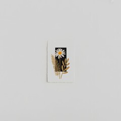 sunflower painting on a wall