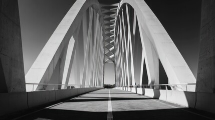 Bridge structure architectural photography