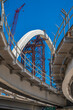Construccion  del Signature Bridge en Miami